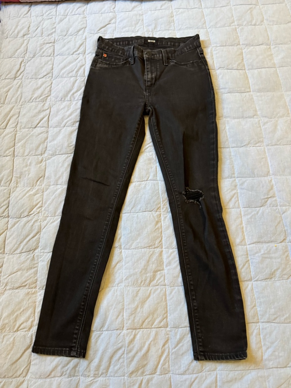 Hudson Jeans Women's Skinny Black Wash Stretch Denim